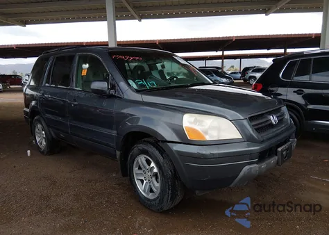 2005 Honda Pilot Ex-L z USA, uszkodzony, nr VIN 2HKYF18775H502040